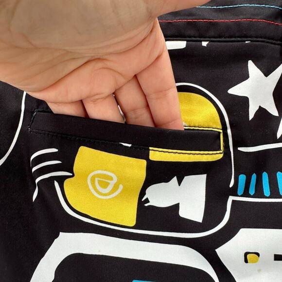 Jean Charles de Castelbajac Skort Womens S Pop Art Shorts Tennis Golf Pickleball - Picture 3 of 8